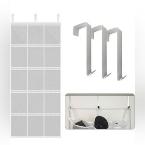 NWOT Large Mesh Over the Door Organizer